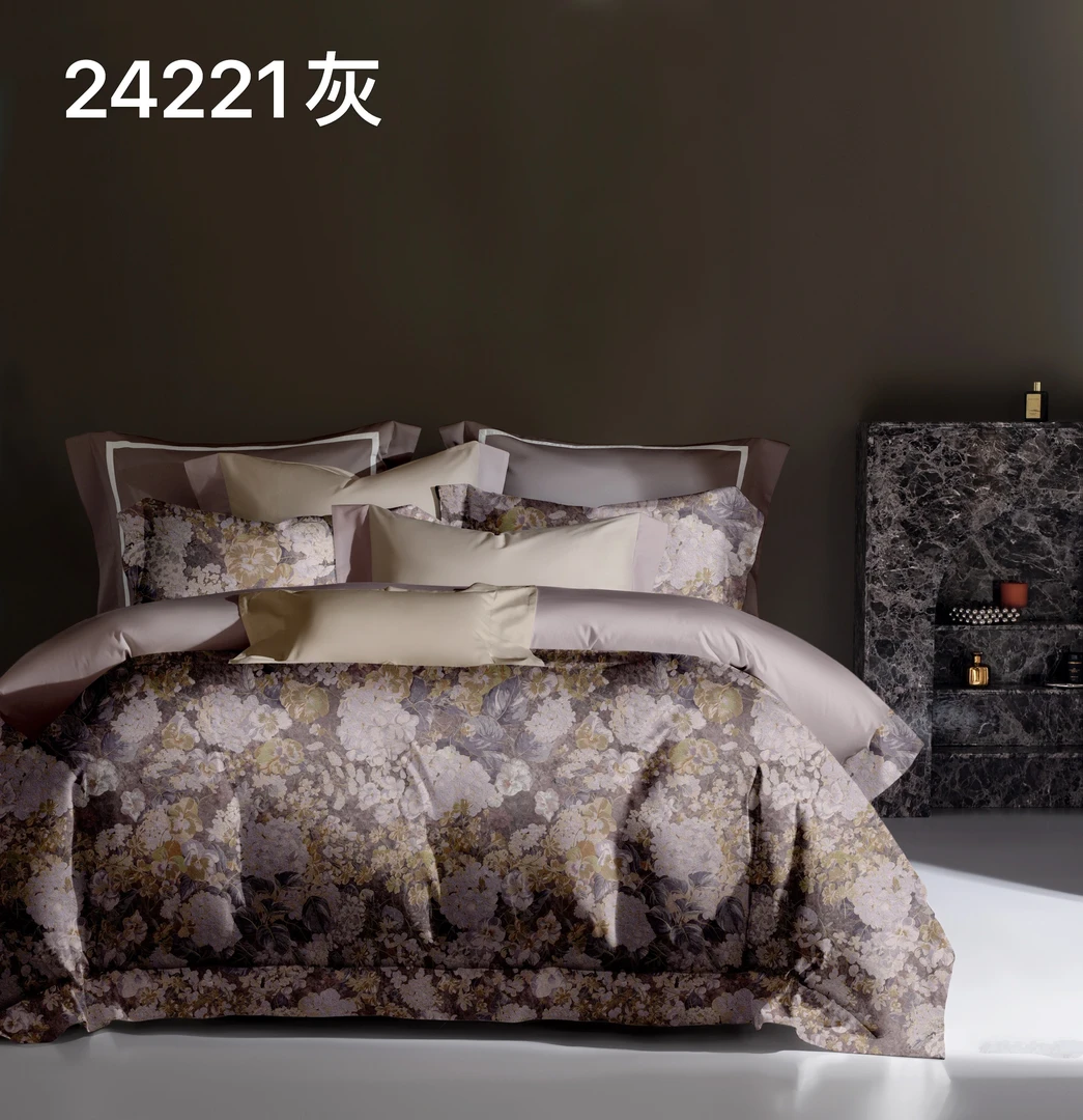 玖季艾丽丝高端数码布料24221灰