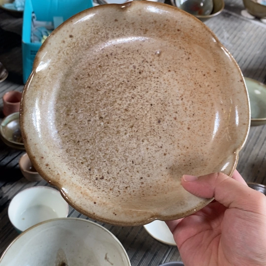 不***海浪鬼柴烧釉陶美器