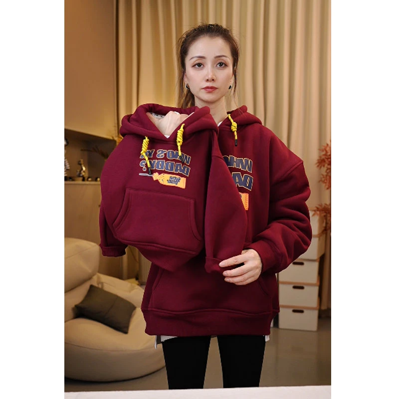 【加厚羊羔绒】连帽款冬季保暖儿童运动洋气时尚冬季连帽卫衣