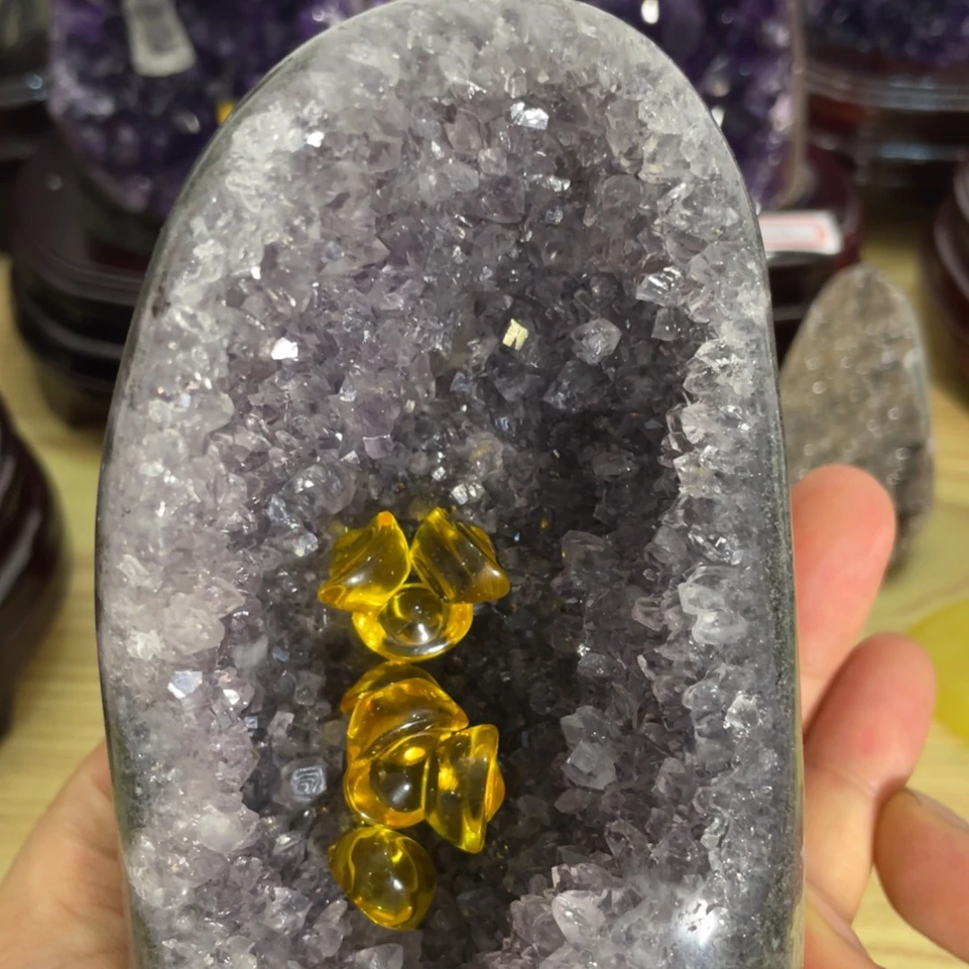 未镶嵌大型摆件（非配饰）紫晶