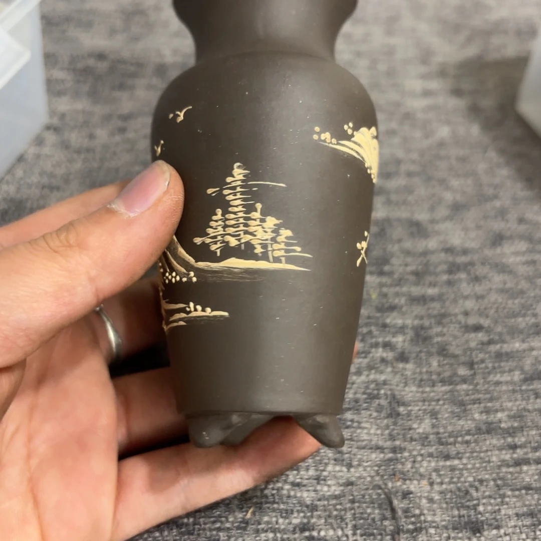 茶杯紫砂非常好看的花瓶