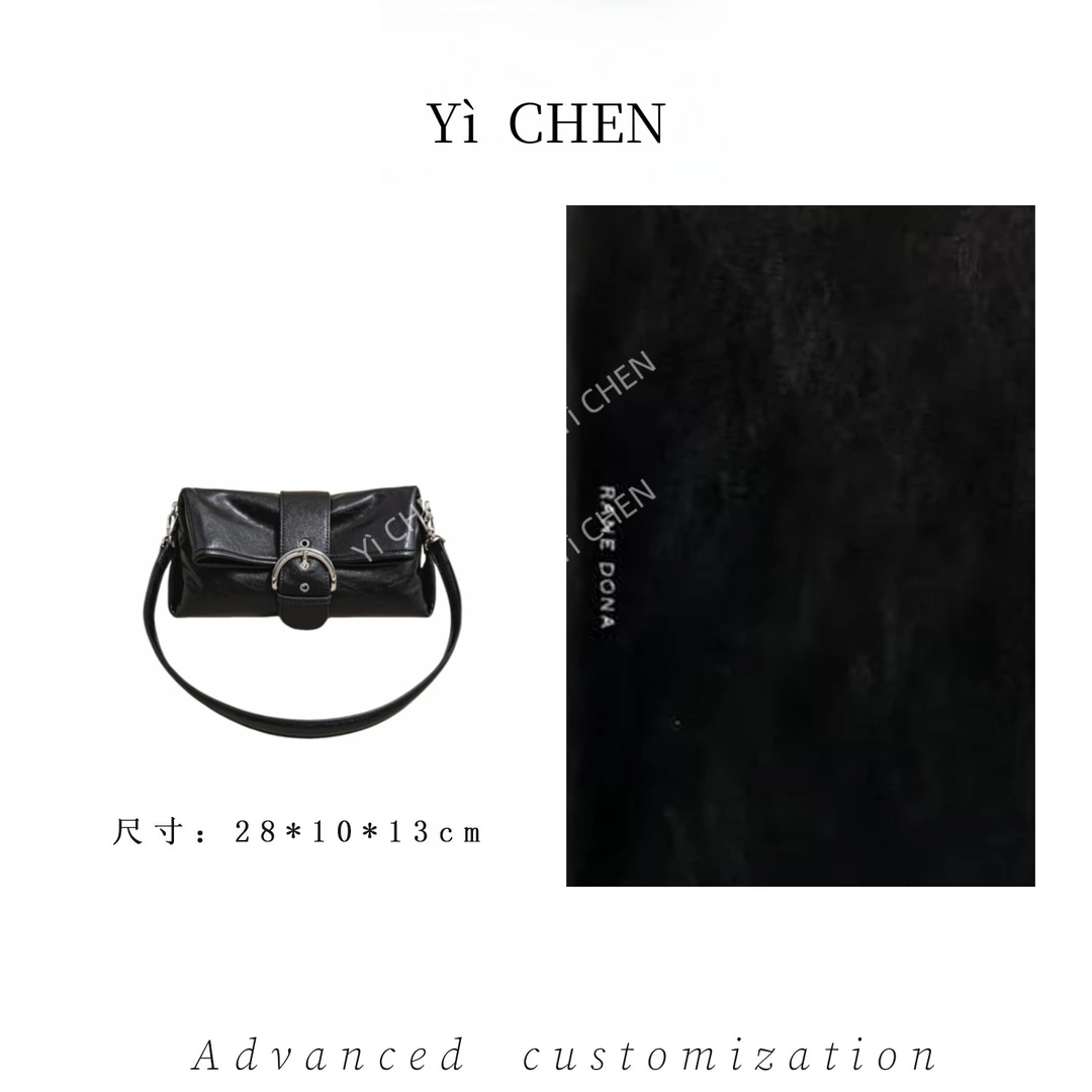 【Yì CHEN】SK-92818-黑色 轻奢时尚女士新款手提单肩斜挎包