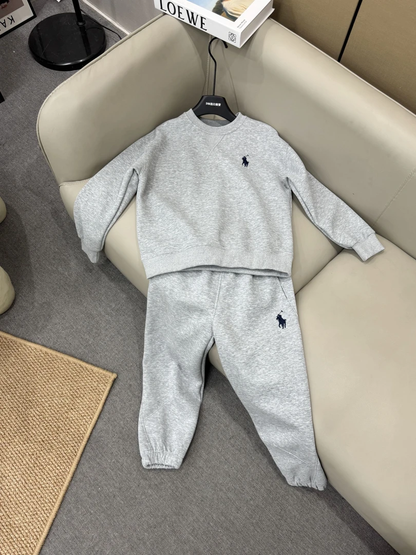 【卫衣套装】战马系秋季男女童装套头卫衣两件套休闲运动风卫衣套装