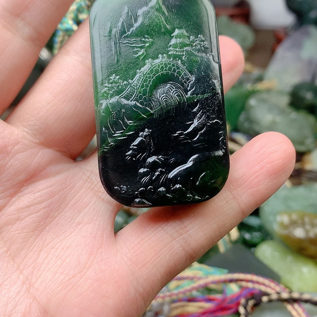 和田玉未镶嵌颈饰用****4