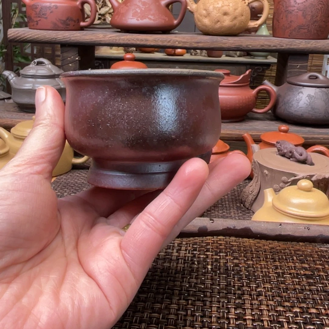 紫砂茶壶宜兴原矿紫砂手工制120