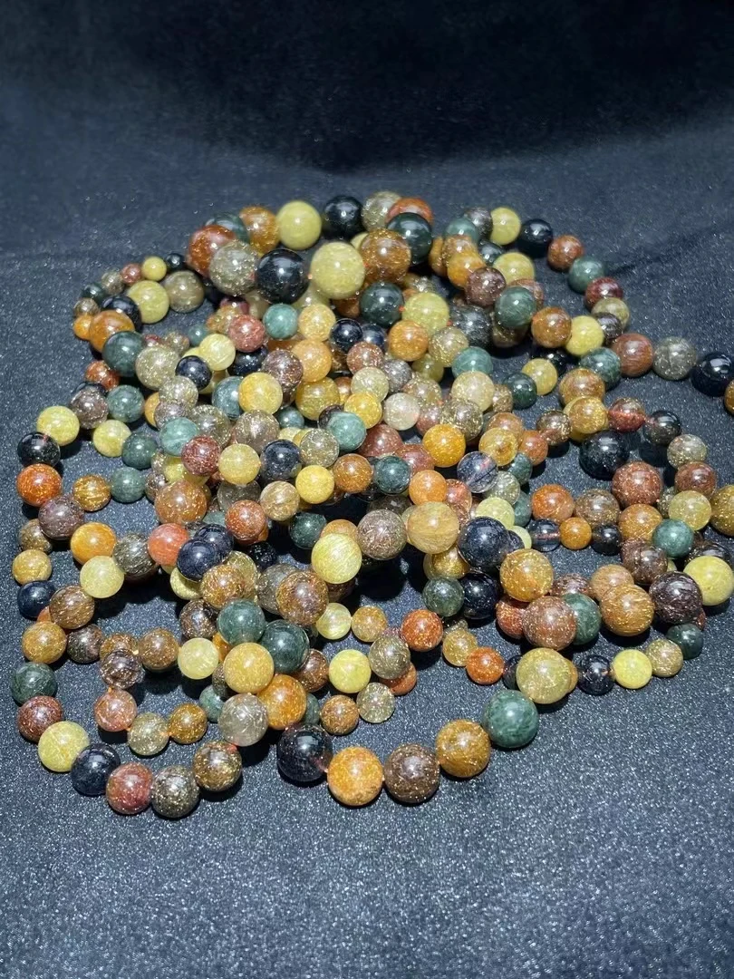 【小耿珠宝】彩发晶单圈手串（多样性发其一）