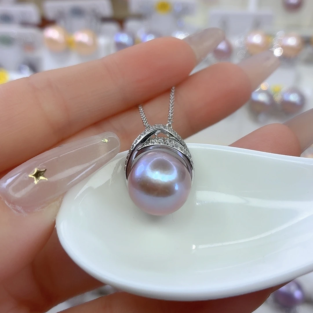 颈饰淡水珍珠合金