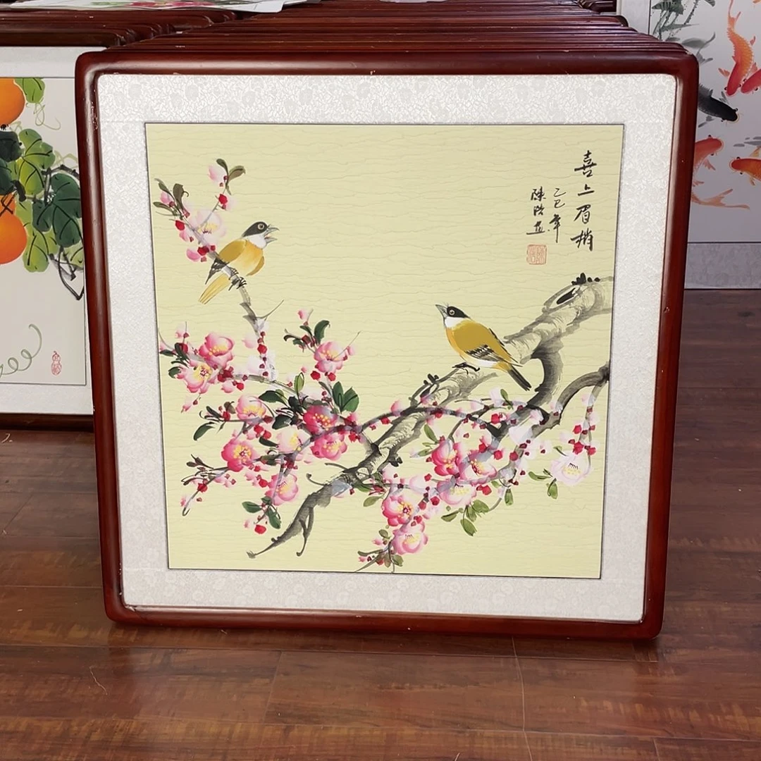 国画带框尺寸63*63厘米