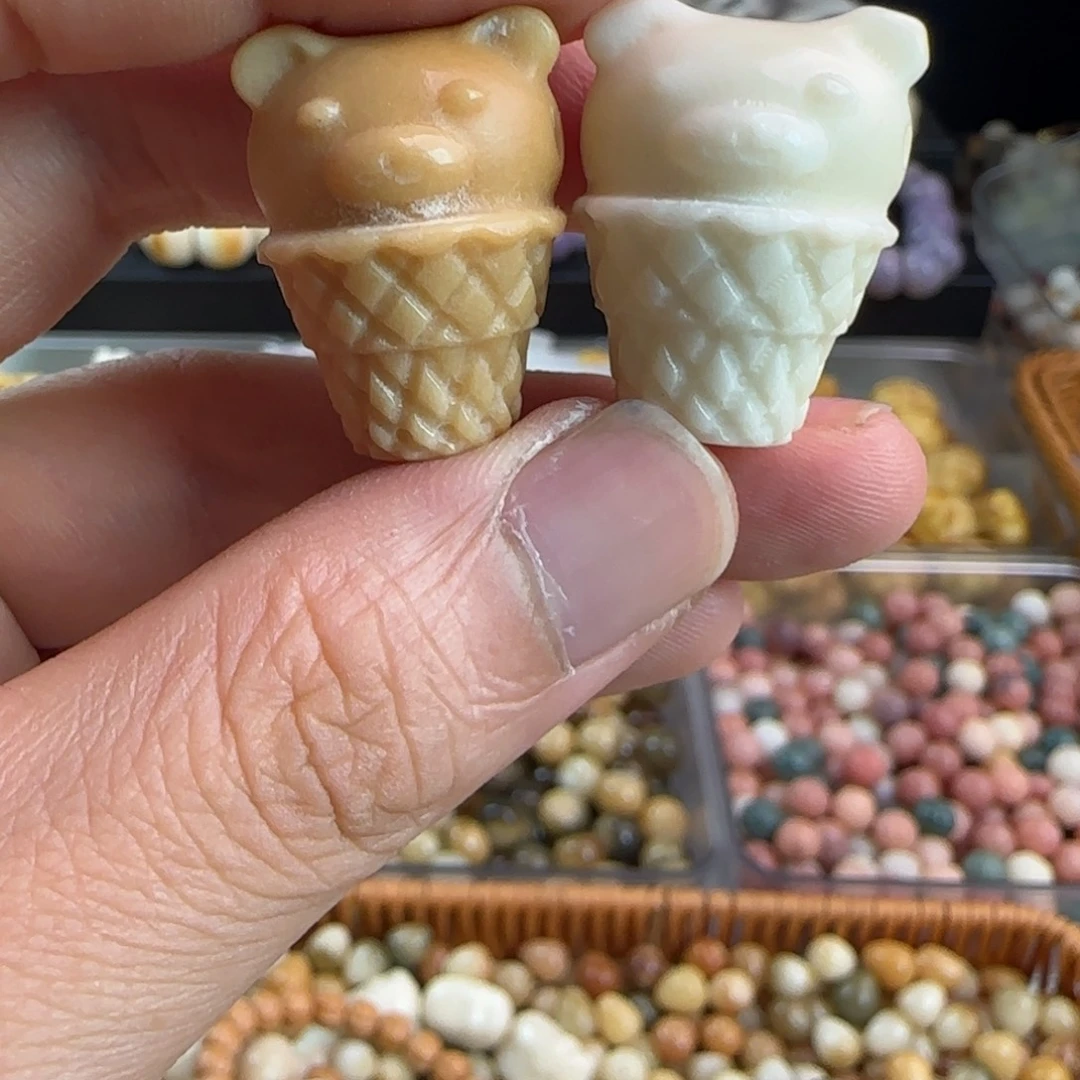 吊坠菩提根/象牙果冰淇淋三通2颗
