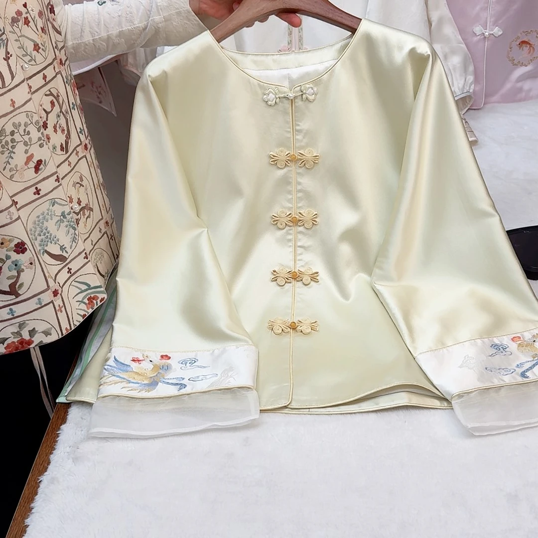 刺绣苏绣一物一件绿色