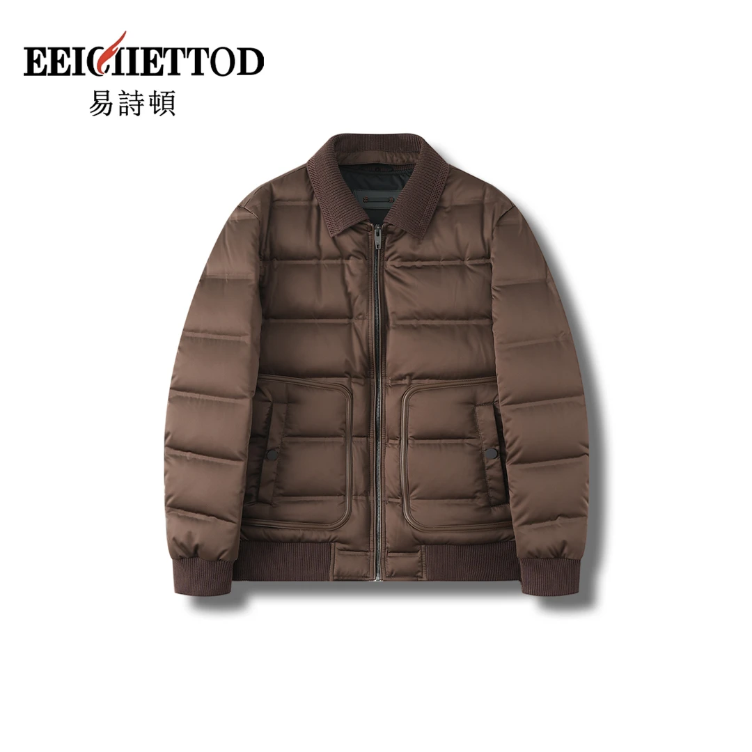 【波哥专享】易诗顿男装秋冬英伦风极简高奢设计羽绒服B081-YN763