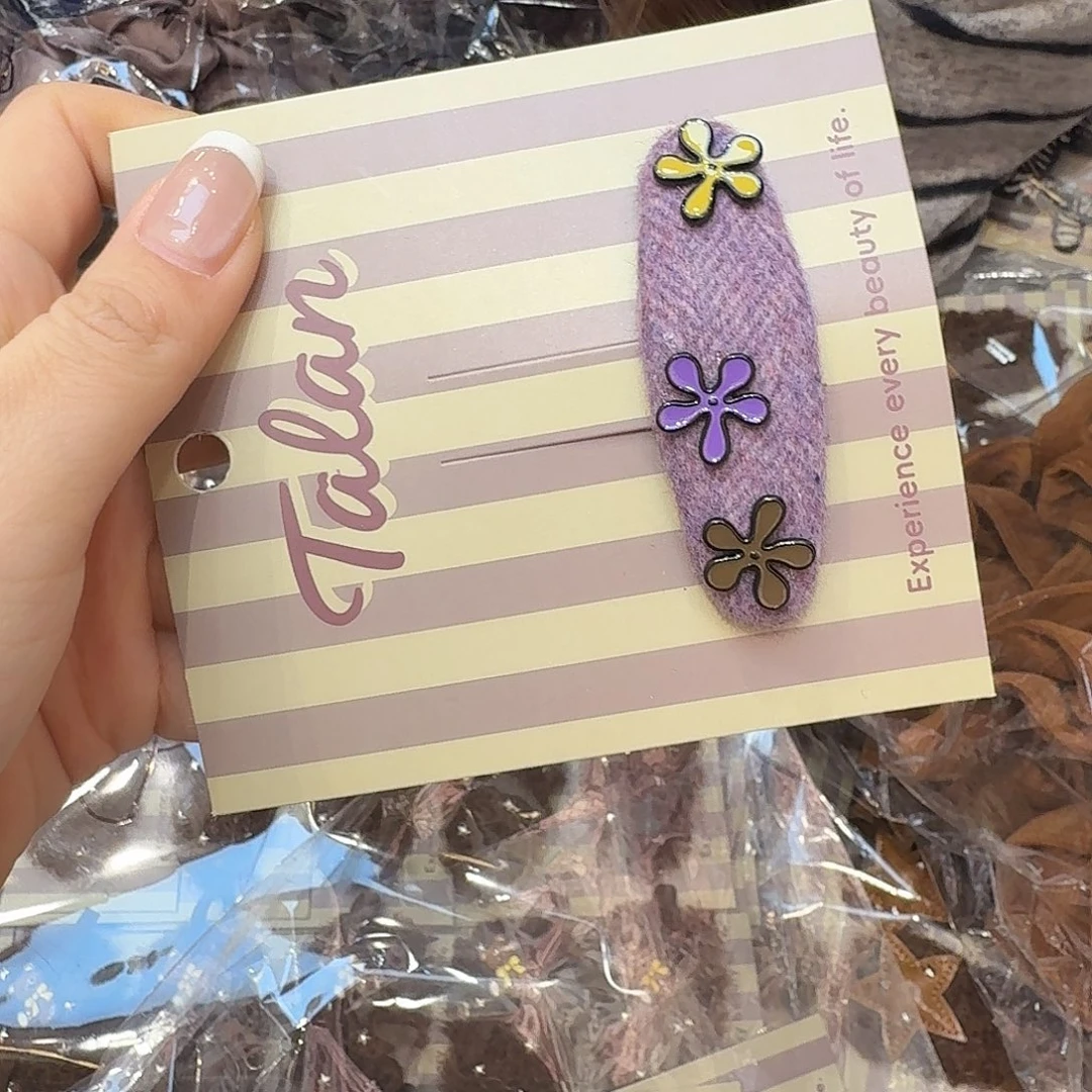 皮质非金属好看的掰掰夹08