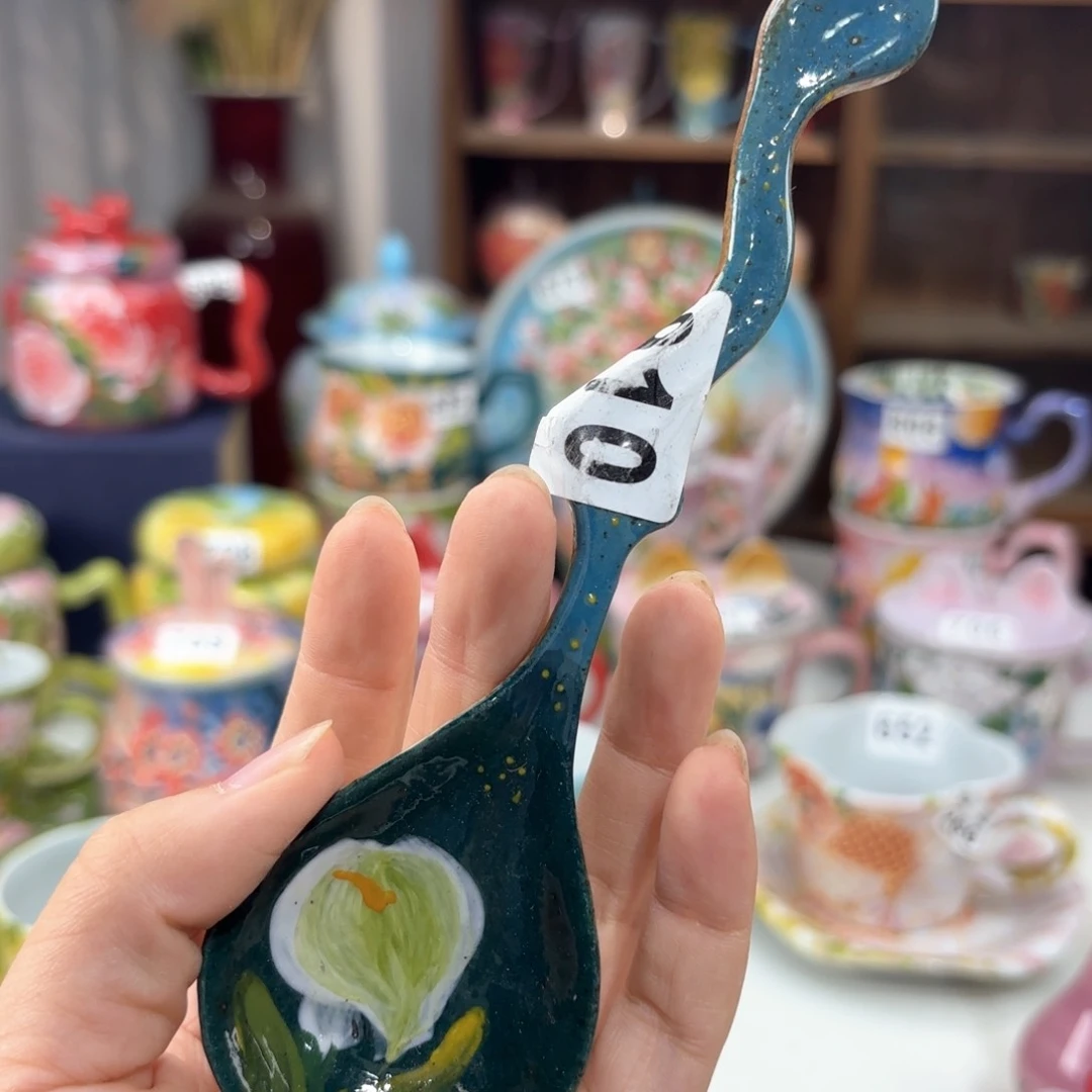 景德镇手绘高温釉下彩陶瓷茶具