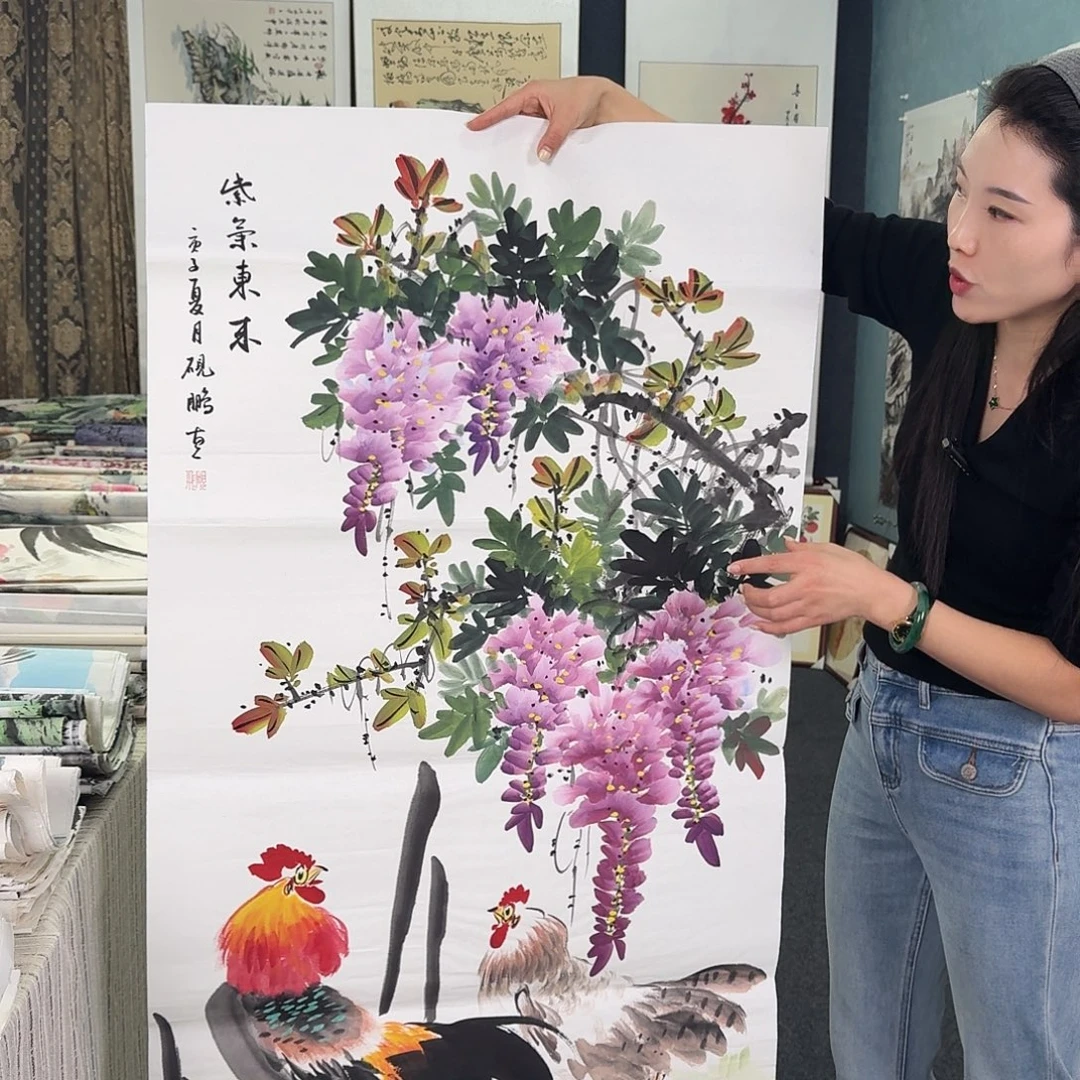 纯手绘国画作品作品