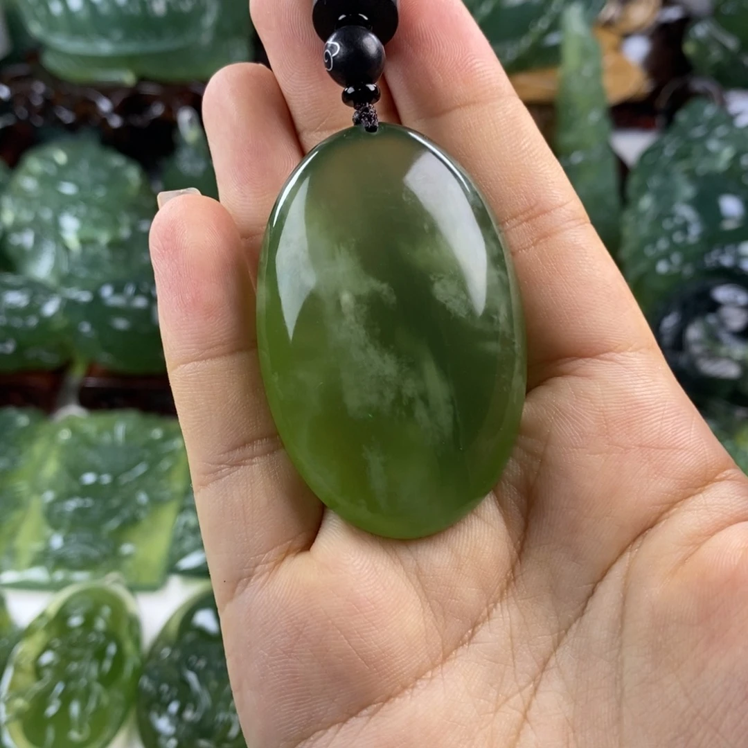 岫玉未镶嵌挂件挂件