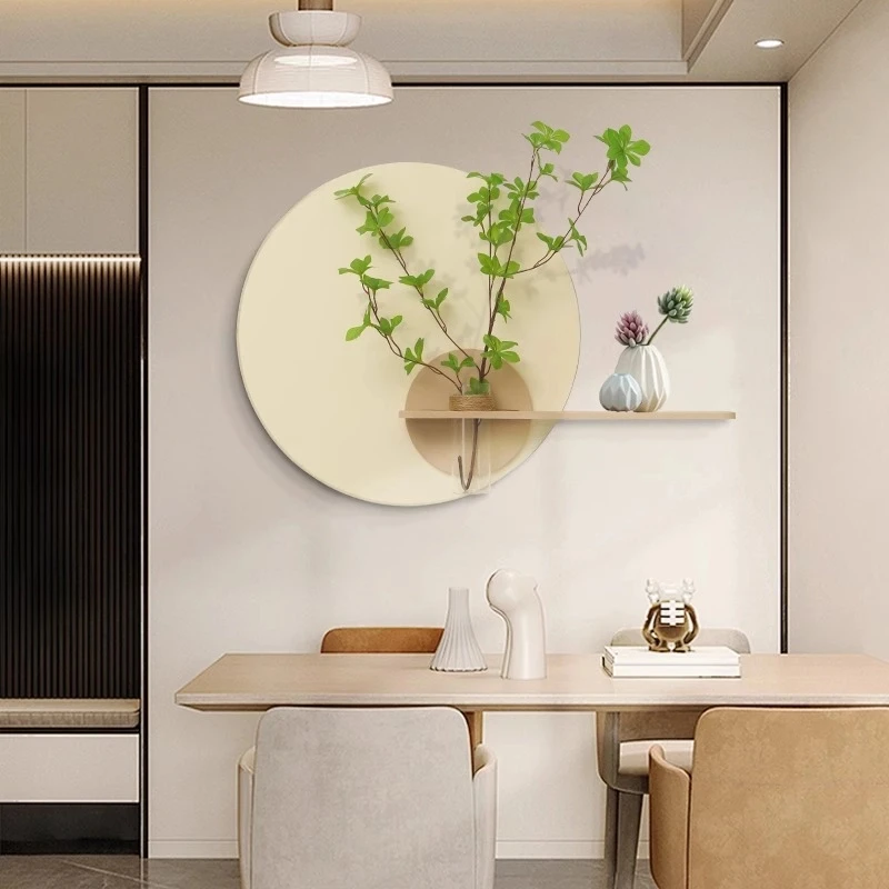 【银河】砂岩立体造型砂岩绿植插花实物画置物架50*50