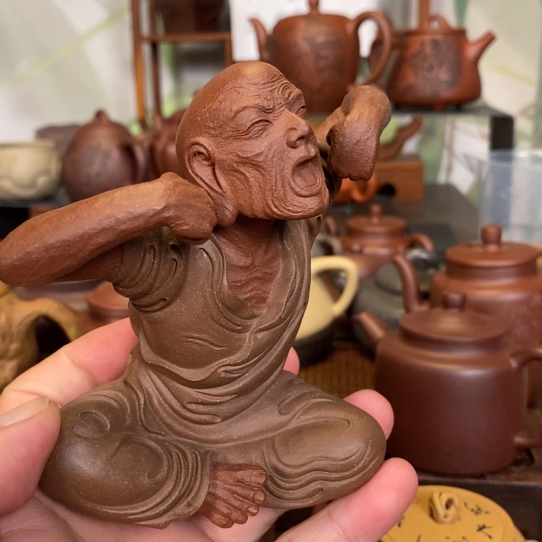 紫砂茶壶超精工罗汉