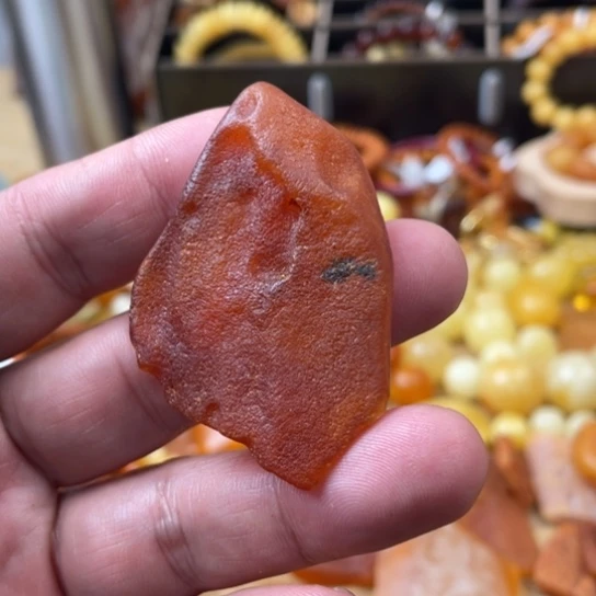 手链琥珀未镶嵌吊坠