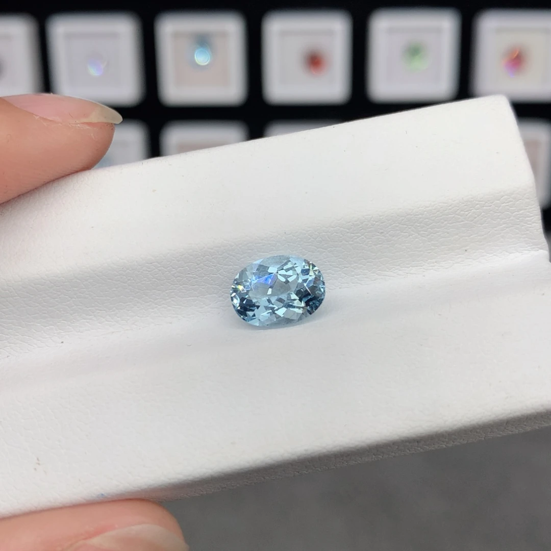 海蓝宝石裸石7✖️9.5mm