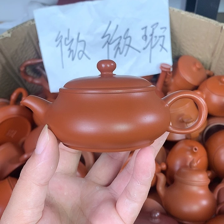 原矿朱泥茶具茶壶家用130