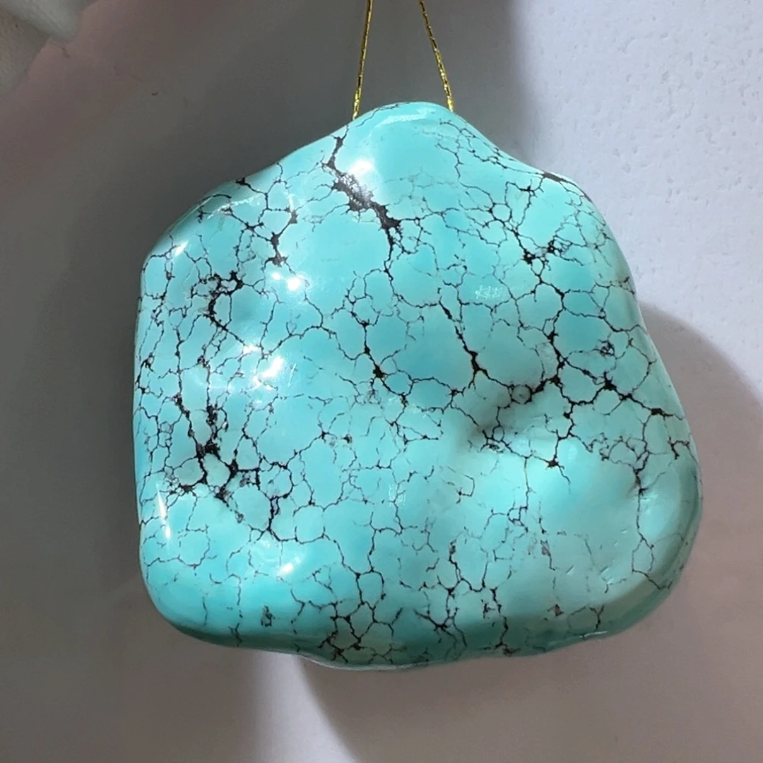 绿松石未镶嵌挂件