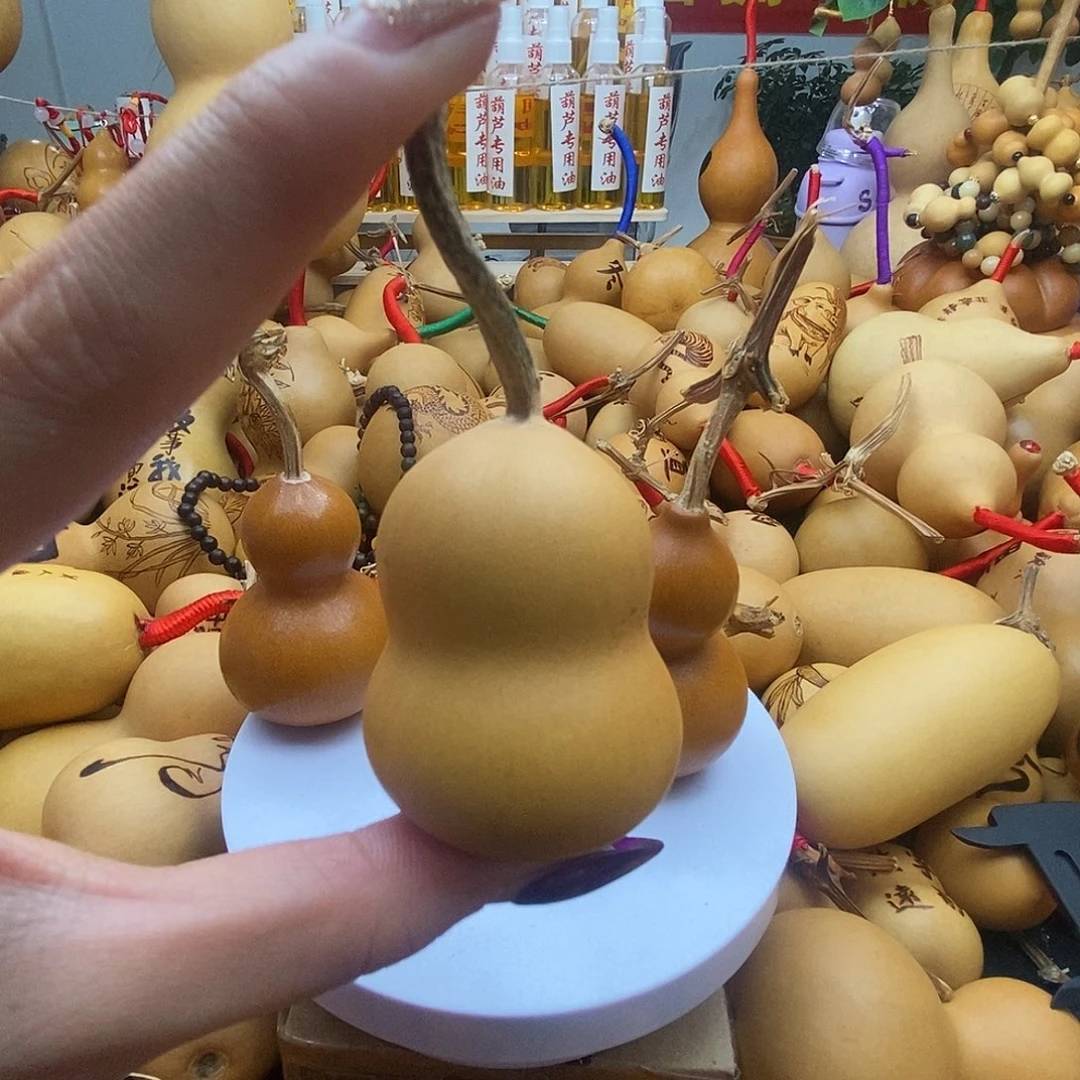 丹***店香榧木葫芦工艺品