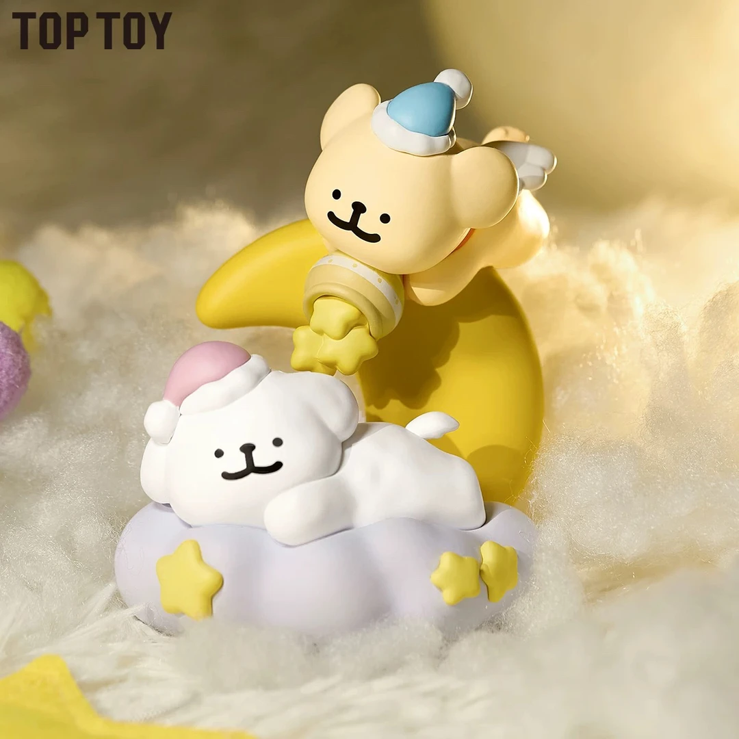 【跳伞】TOPTOY线条小狗欢乐郊游系列盲盒-宁宁潮玩摆件盲盒