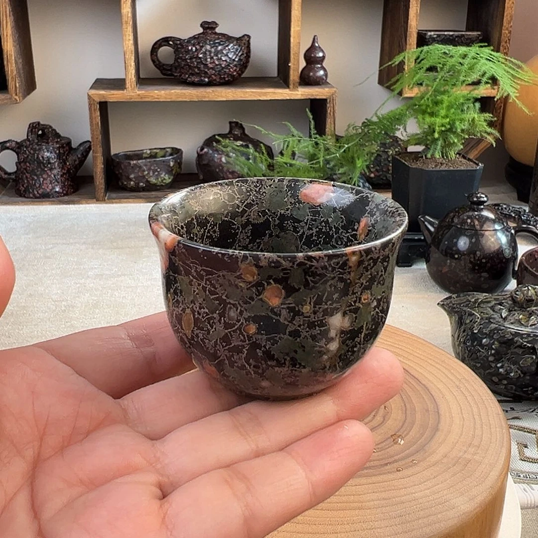 梅花玉青藤茶杯铃铛杯