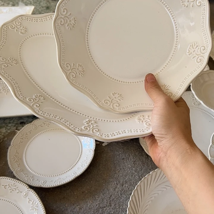 瓷片默认瑕疵商品浮雕鱼➕深新款