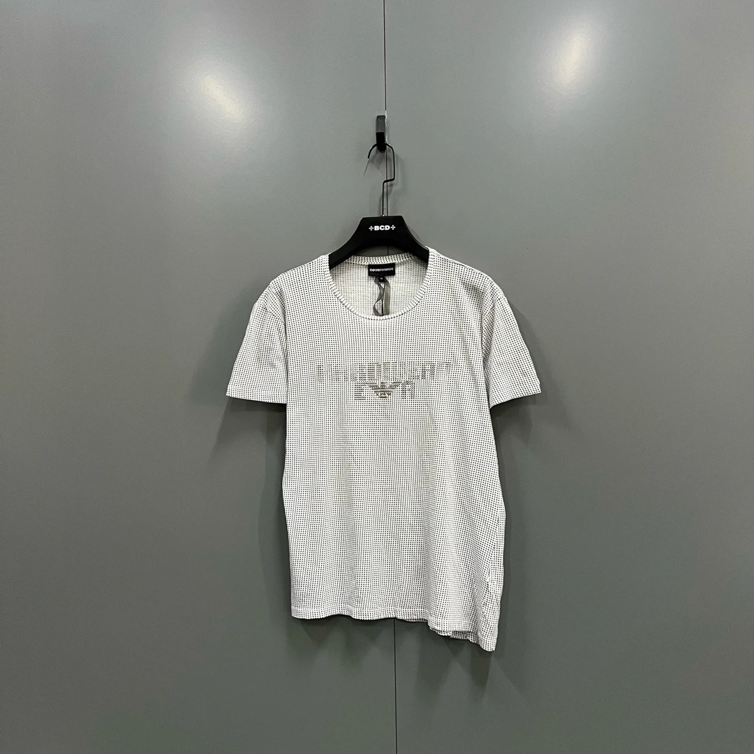 95新 maje z 阿玛尼 波点logo印花短袖 XL码/ly103103