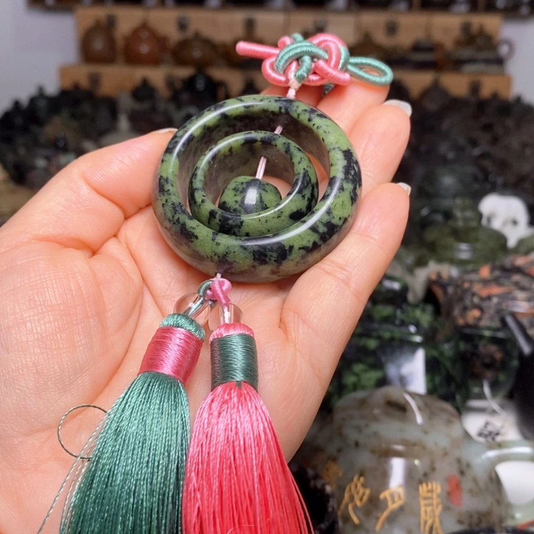 藏玉药王石福利款车挂