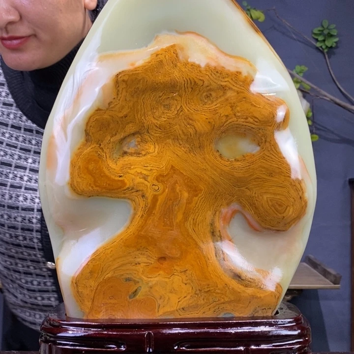 石材精品古青石摆件
