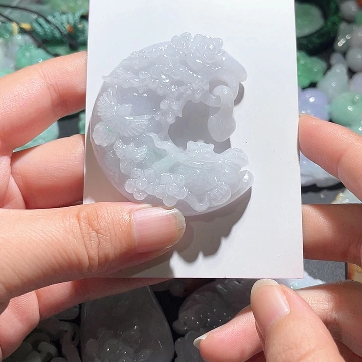 颈饰未镶嵌翡翠天