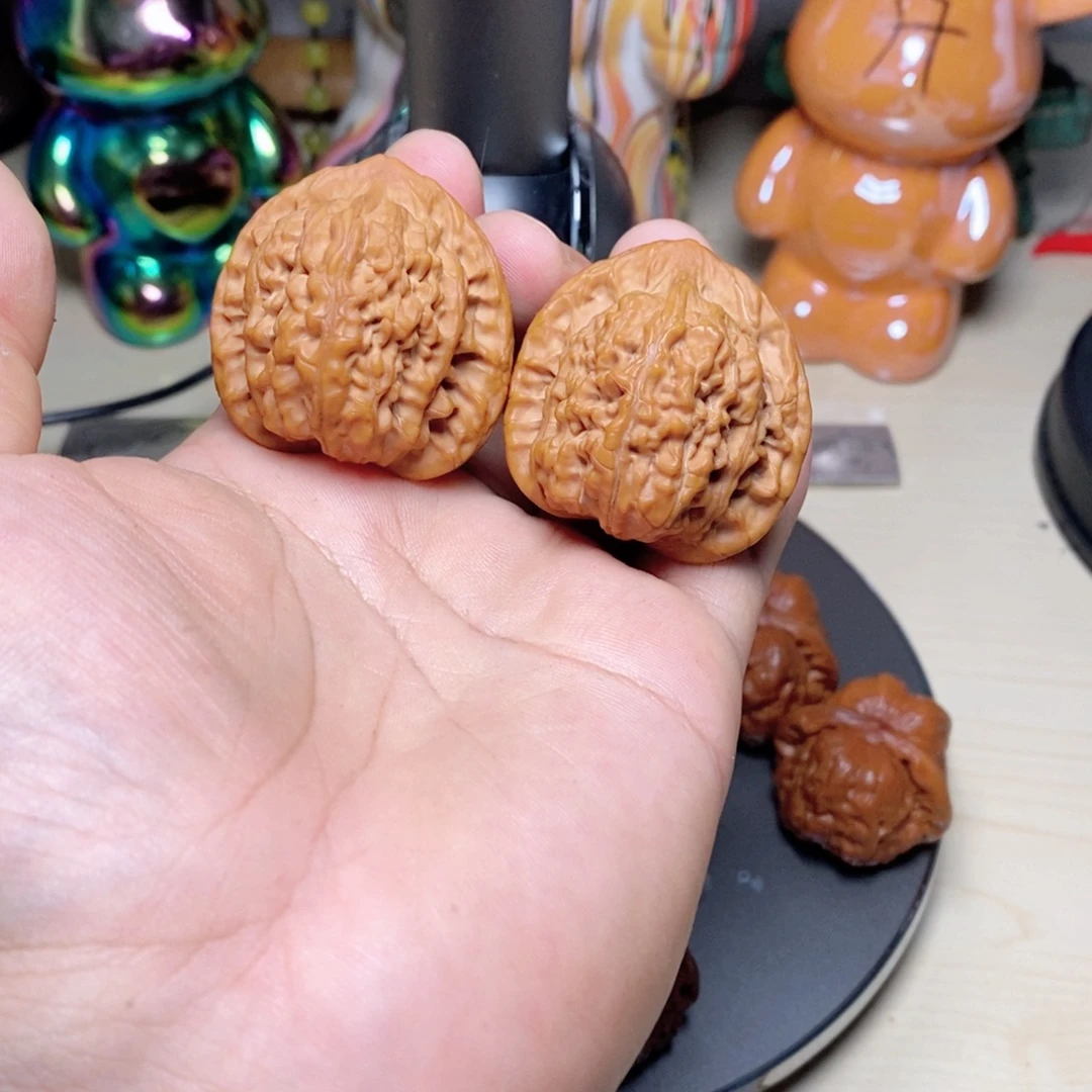 木***木吊坠文玩核桃蓟县元宝39尺全品