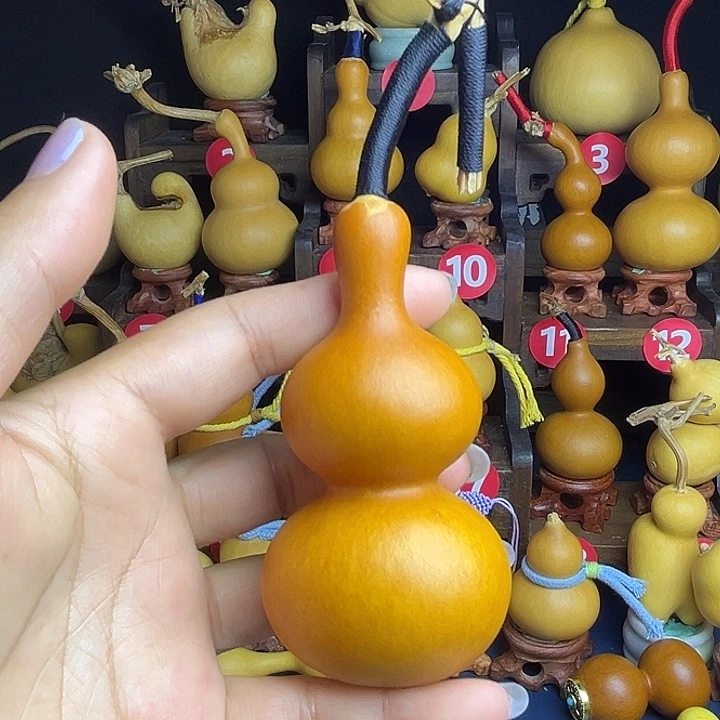 千***绝葫芦老红皮精品手把八宝