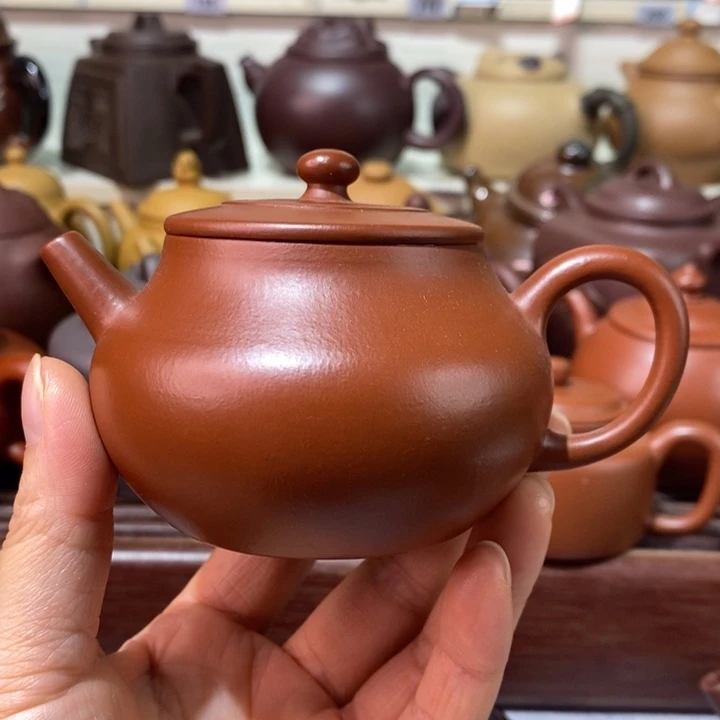 随***名茶壶紫砂微瑕处理一把