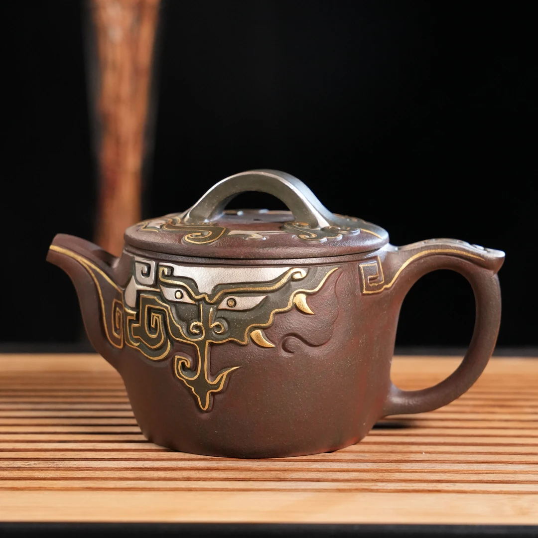 GSB3-029   高水波    宜兴手工紫砂  饕鬄汉瓦