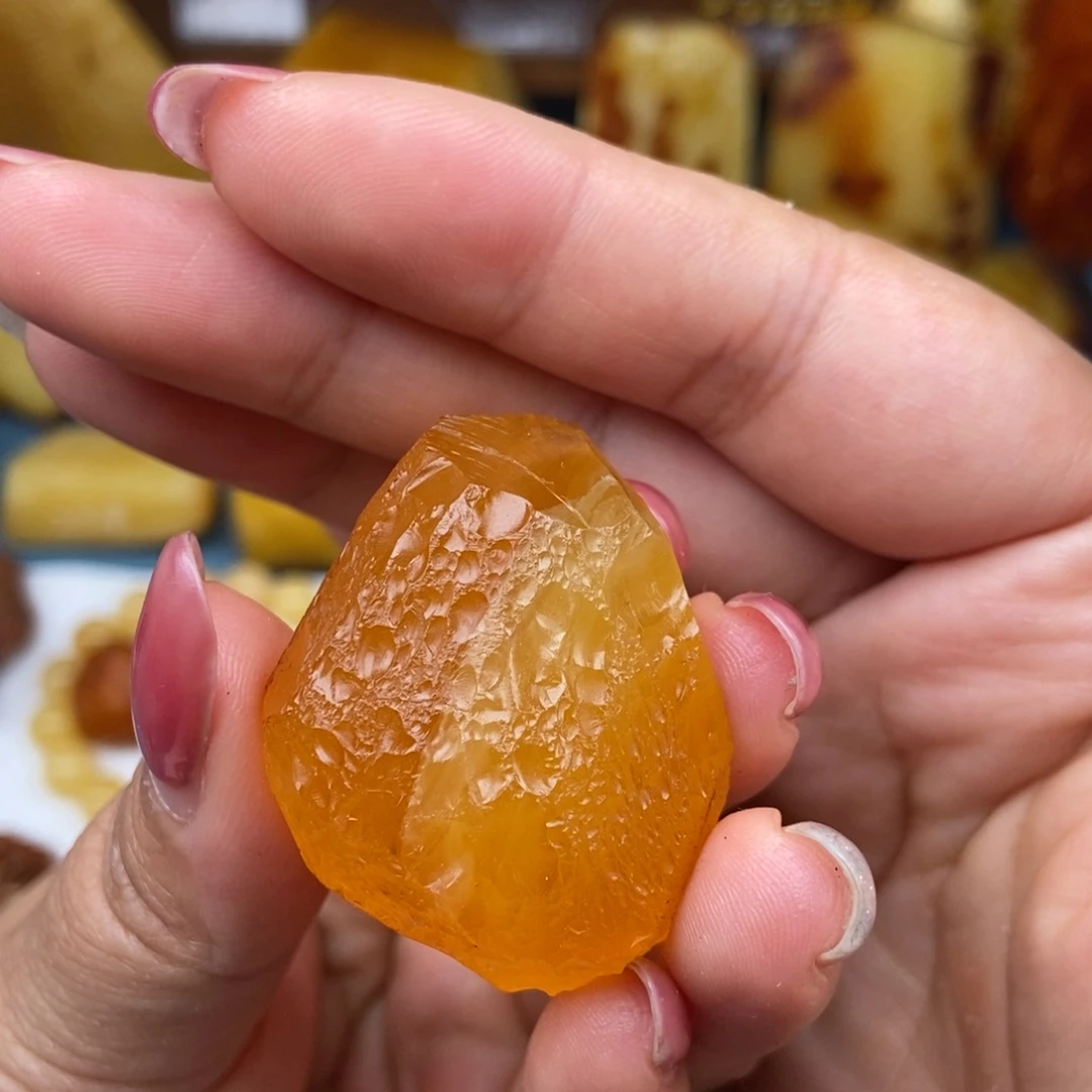 定制琥珀未镶嵌蜜蜡原石定制