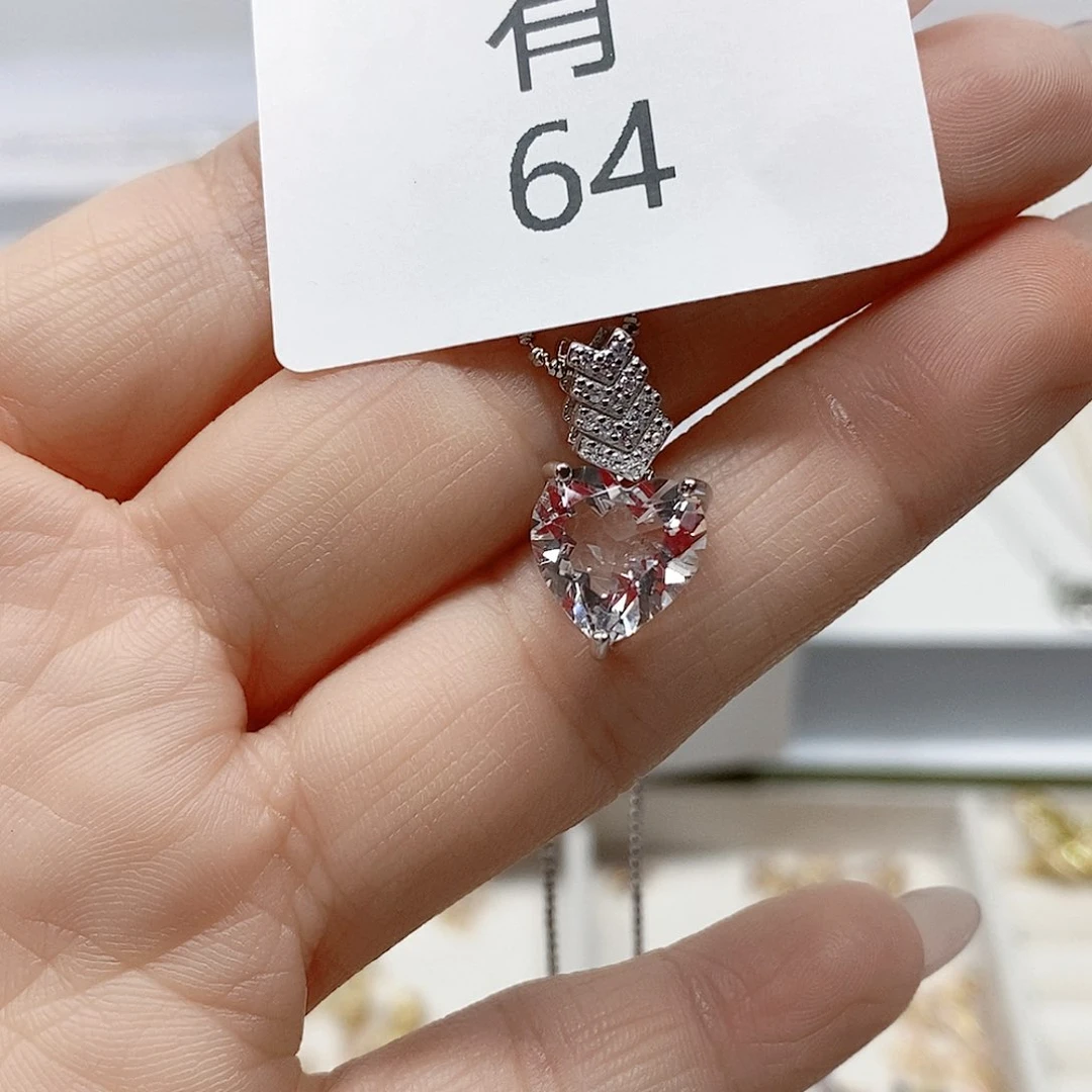 银S925镶嵌颈饰水晶有64