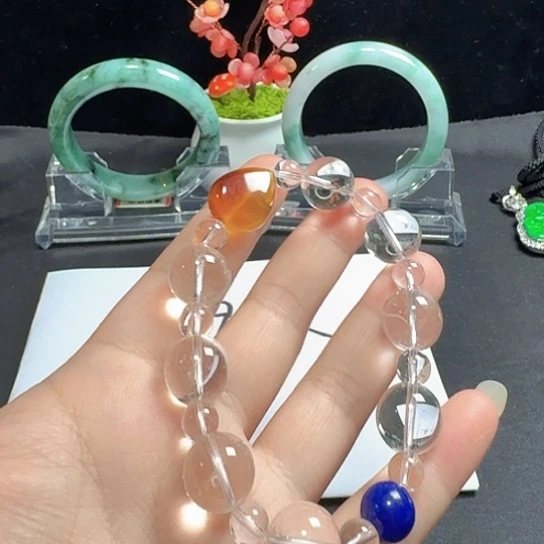 烟晶手链未镶嵌水晶