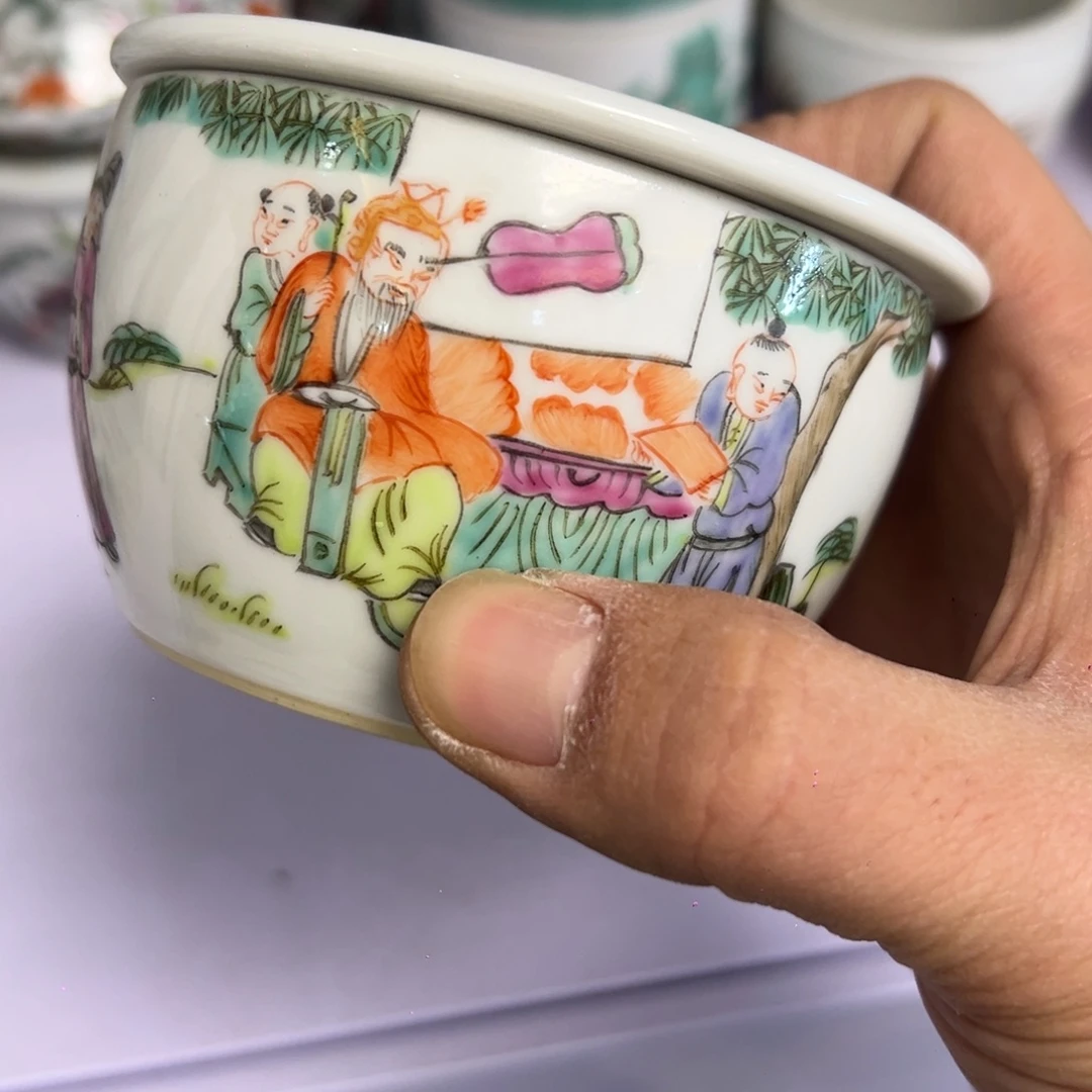 瓷片瓷器摆件、茶室雅器