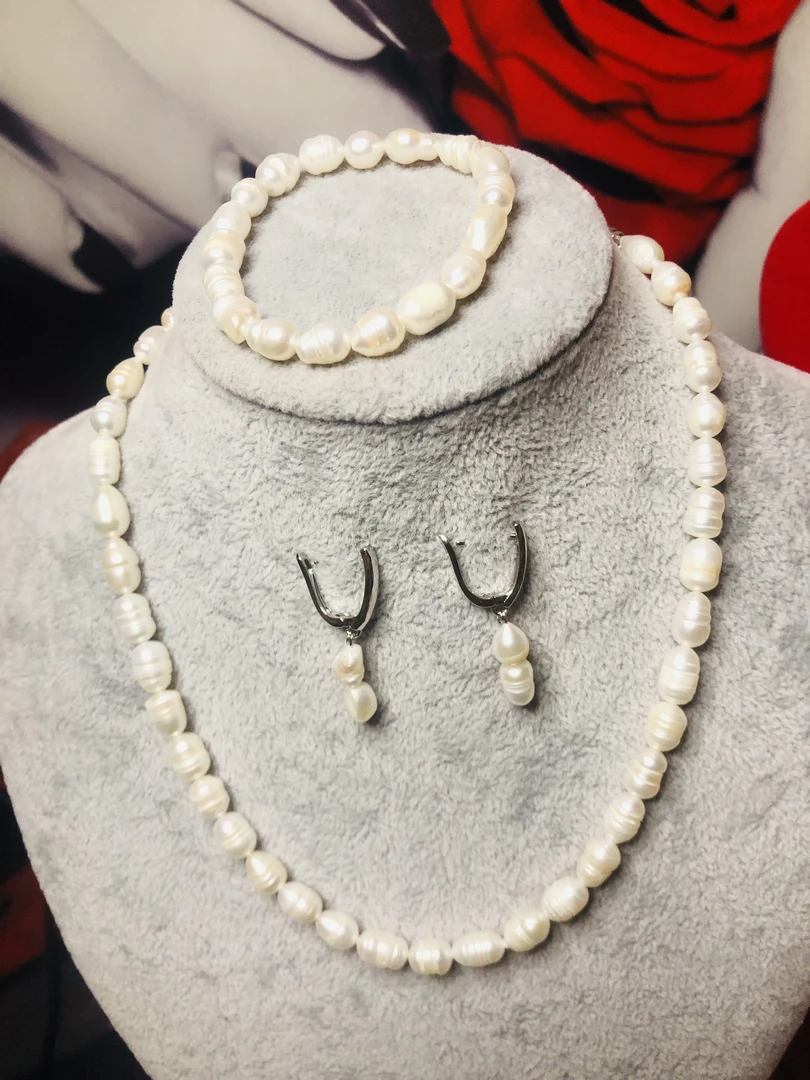 不锈钢仿珍珠手链 珍珠时尚新款天然最珍珠جىڭ تەبىئىي مەرۋايىت