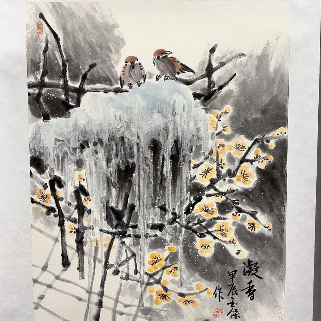 国画国画纯手绘作品请放心去藏