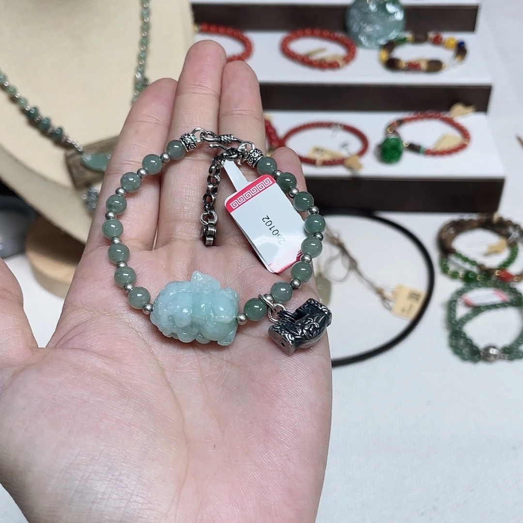 足银纯银配饰手链