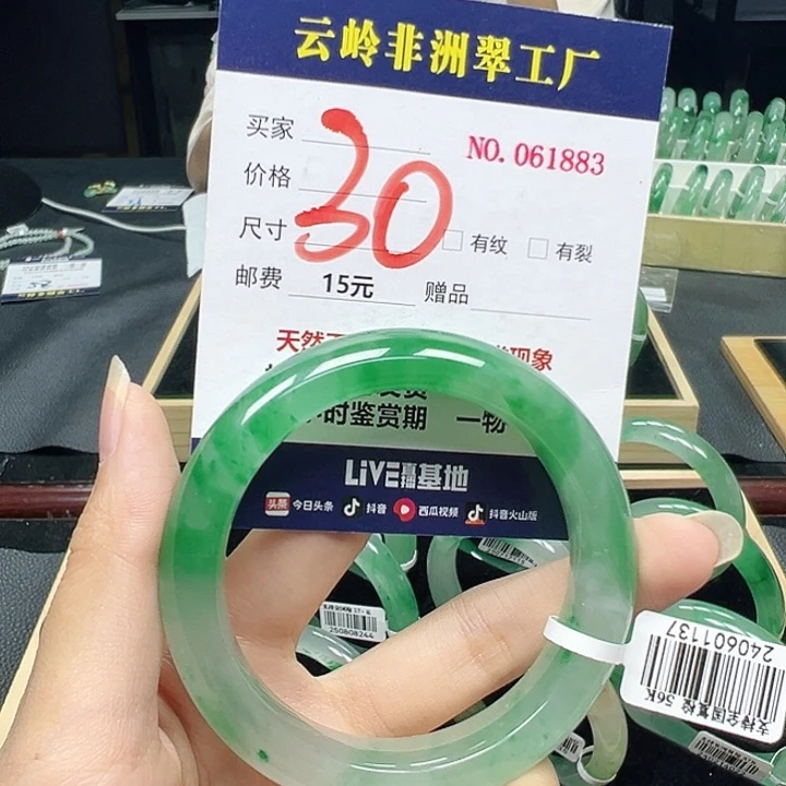 石英质玉未镶嵌手镯