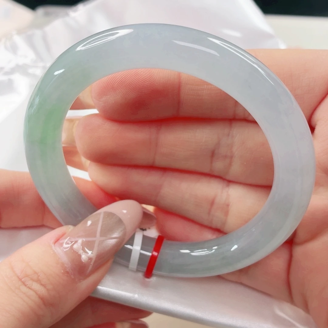 翡翠未镶嵌手镯53.2x413