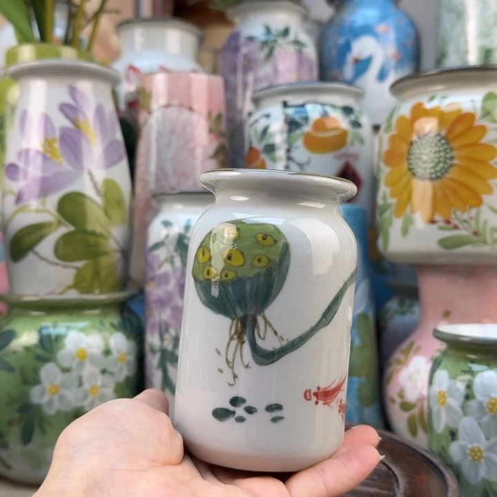 瓷片花瓶65+-656556685656