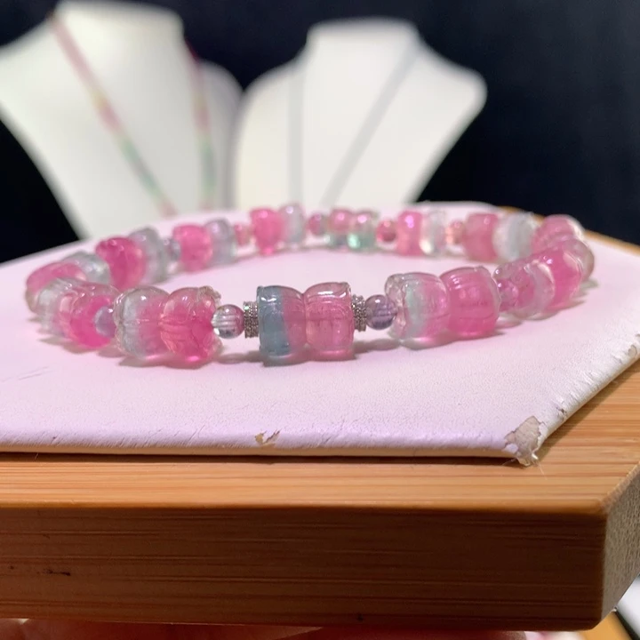 双色碧玺手链未镶嵌