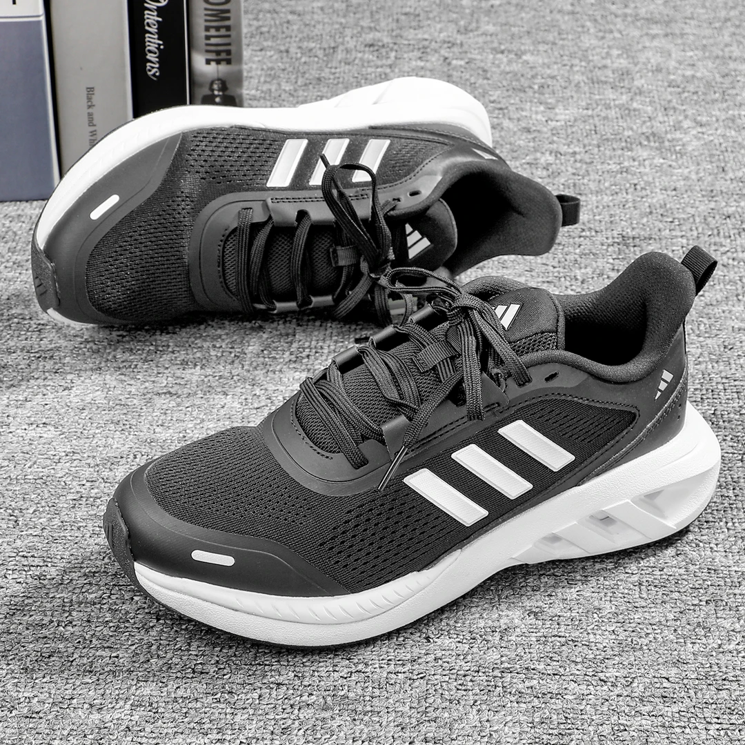 adidas阿迪达斯跑步鞋2025新款四季男鞋网面减震运动鞋透气休闲鞋