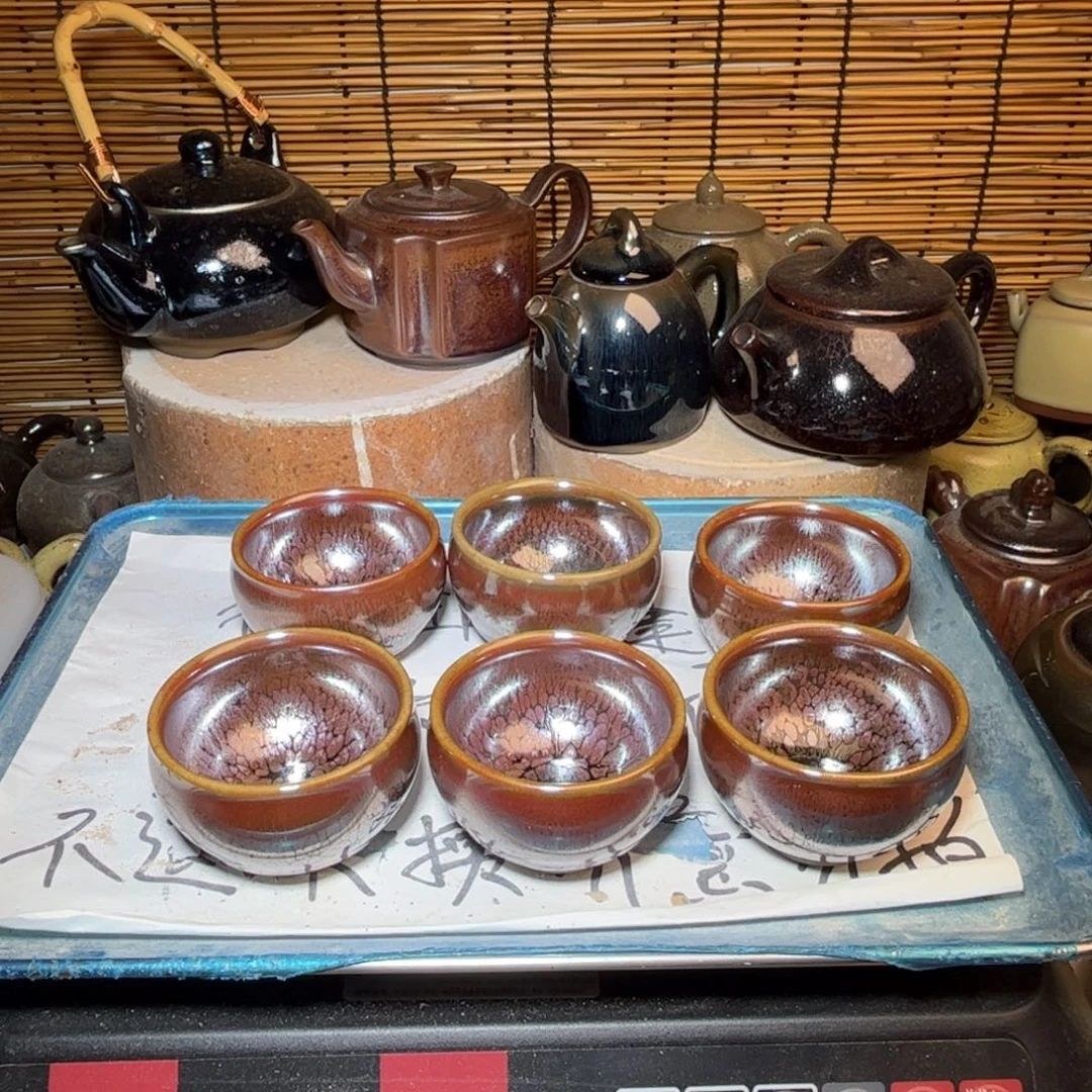 茶盏建窑建盏 微瑕作品